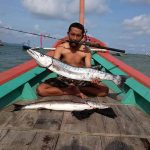 Ikan hasil mancing di spot mancing laut pilihan di Pantai Sine Tulungagung (2)