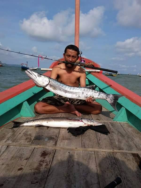 Ikan hasil mancing di spot mancing laut pilihan di Pantai Sine Tulungagung (2)