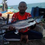 Ikan hasil mancing di spot mancing laut pilihan di Pantai Sine Tulungagung (7)