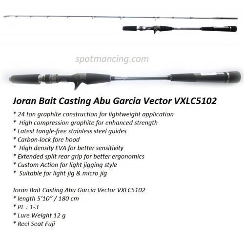 Joran Bait Casting Abu Garcia Vector VXLC5102