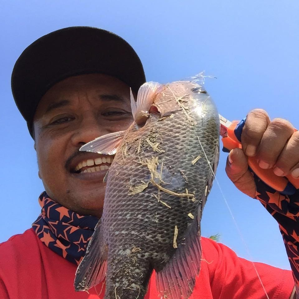 spotmancing.com - diwakili Om Duto Sri Cahyono, berkesempatan merasakan sensasi strike seekor mangrove jack di Kali Wawar