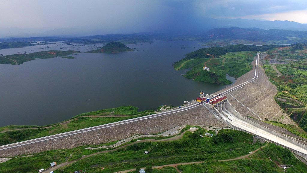 Waduk Jatigede, Sumdang Kabupaten Sumedang, Jawa Barat.