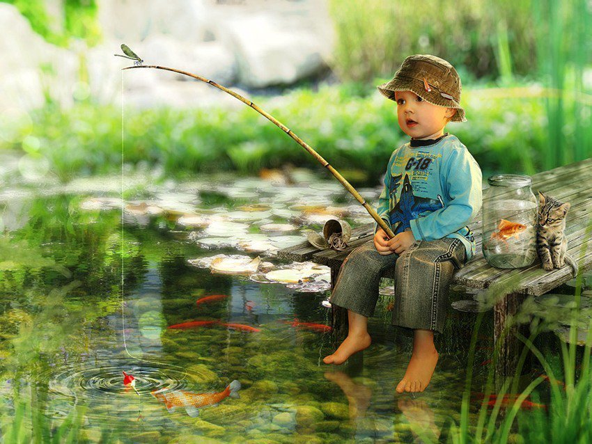 9 alasan mengajari anak memancing