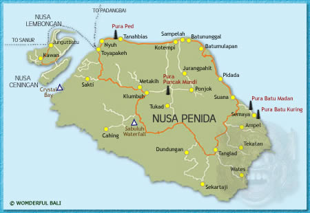 Lokasi spot Semaya Nusa Penida Bali (wonderfulbali.com)